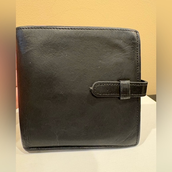 Coach Vintage Buffalo Leather Credit Card Wallet 1980s - Picture 1 of 6